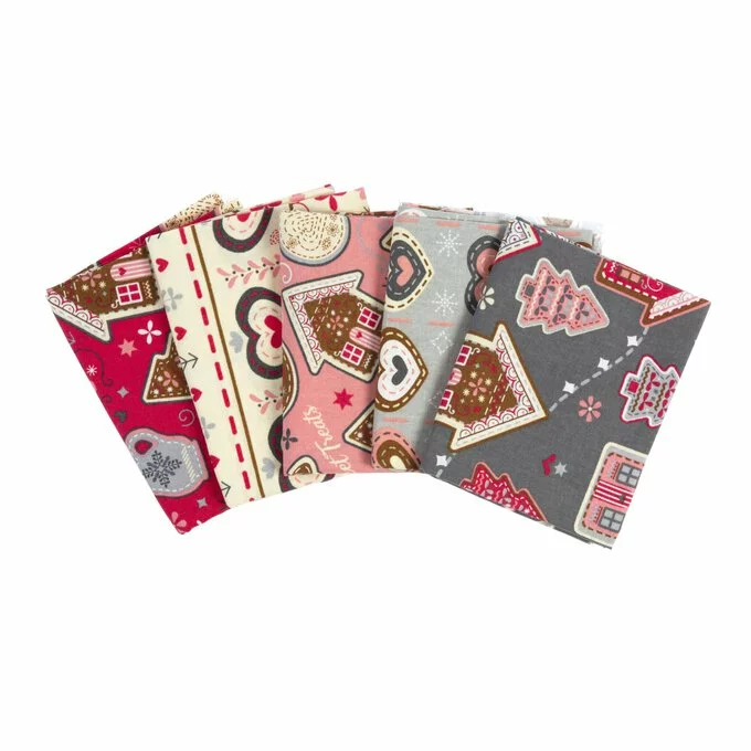 Craft Cotton Company Scandi Sweets Cotton Fat Quarters 5 Pack 3 Craft Cotton Company Scandi Sweets Cotton Fat Quarters 5 Pack