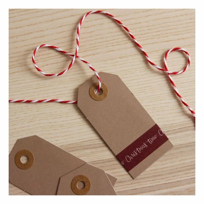 Hobbycraft Red And White Twine 27m 4 Hobbycraft Red And White Twine 27m - Image 2