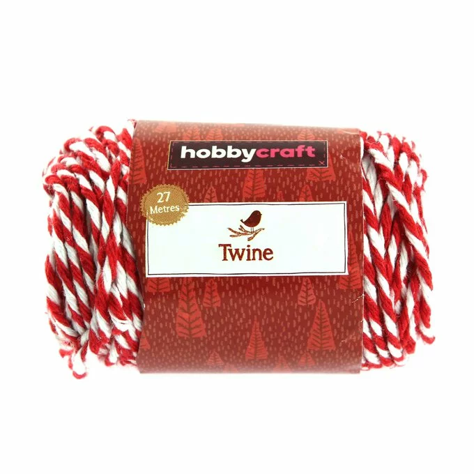 Hobbycraft Red And White Twine 27m 6 Hobbycraft Red And White Twine 27m - Image 4