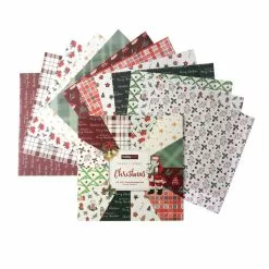 Hobbycraft Traditional Christmas 12 X 12 Inches Paper Pad 24 Sheets