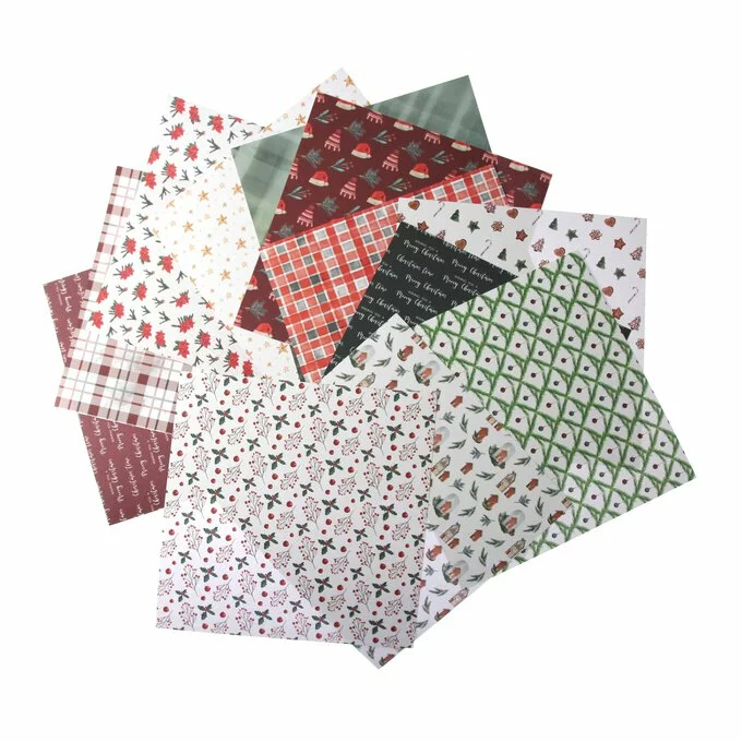 Hobbycraft Traditional Christmas 12 X 12 Inches Paper Pad 24 Sheets 4 Hobbycraft Traditional Christmas 12 X 12 Inches Paper Pad 24 Sheets - Image 2