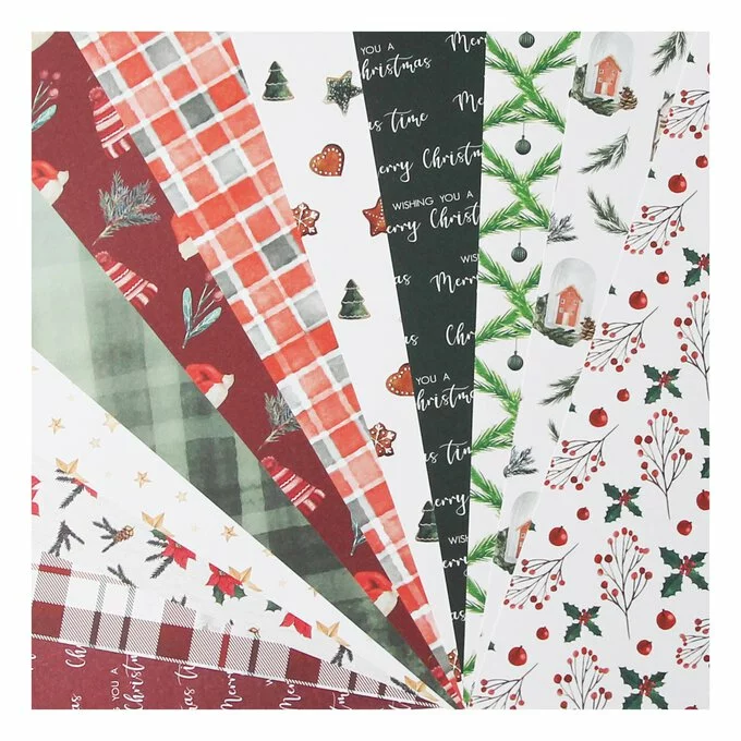 Hobbycraft Traditional Christmas 12 X 12 Inches Paper Pad 24 Sheets 5 Hobbycraft Traditional Christmas 12 X 12 Inches Paper Pad 24 Sheets - Image 3