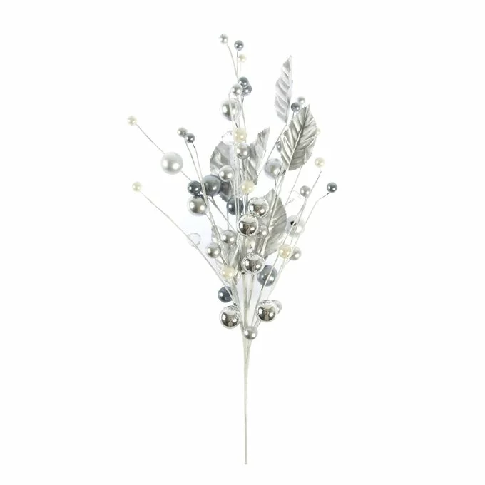 Hobbycraft Tall Silver Beaded Stem 75cm 3 Hobbycraft Tall Silver Beaded Stem 75cm
