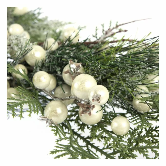 Hobbycraft Snowy Fir Cone And Berry Branch 77cm 4 Hobbycraft Snowy Fir Cone And Berry Branch 77cm - Image 2