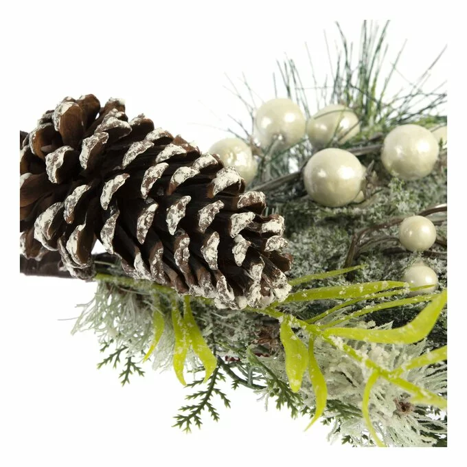 Hobbycraft Snowy Fir Cone And Berry Branch 77cm 6 Hobbycraft Snowy Fir Cone And Berry Branch 77cm - Image 4