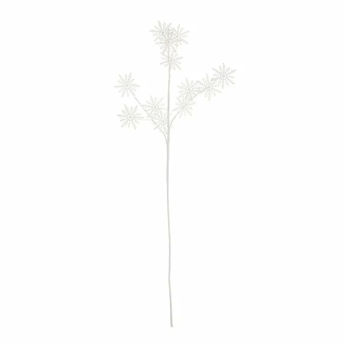 Hobbycraft White Paper Snowflake Stem 86cm 4 Hobbycraft White Paper Snowflake Stem 86cm - Image 2