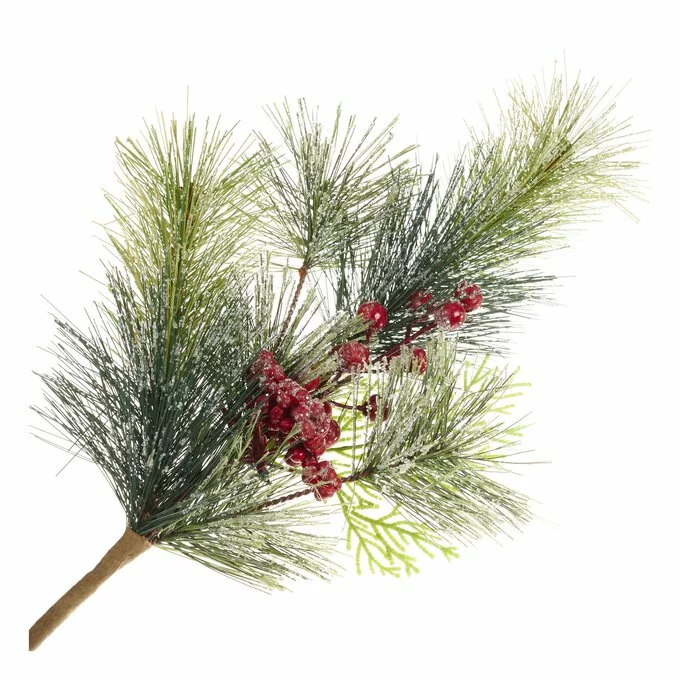 Hobbycraft Red Berry Spruce Stem 71cm 3 Hobbycraft Red Berry Spruce Stem 71cm - Image 2