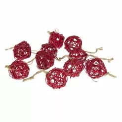 Hobbycraft Hanging Red Lata Balls 10 Pack 7 Hobbycraft Hanging Red Lata Balls 10 Pack -Cheap Christmas Crafts for Kids Store 659121 1000 3 Red Lattice Balls Hanging Christmas