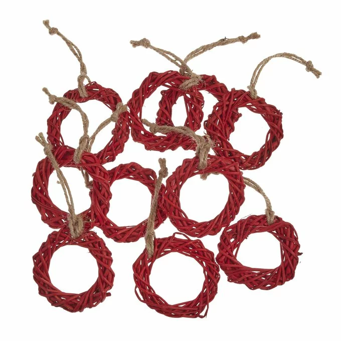 Hobbycraft Hanging Red Lata Rings 10 Pack 3 Hobbycraft Hanging Red Lata Rings 10 Pack