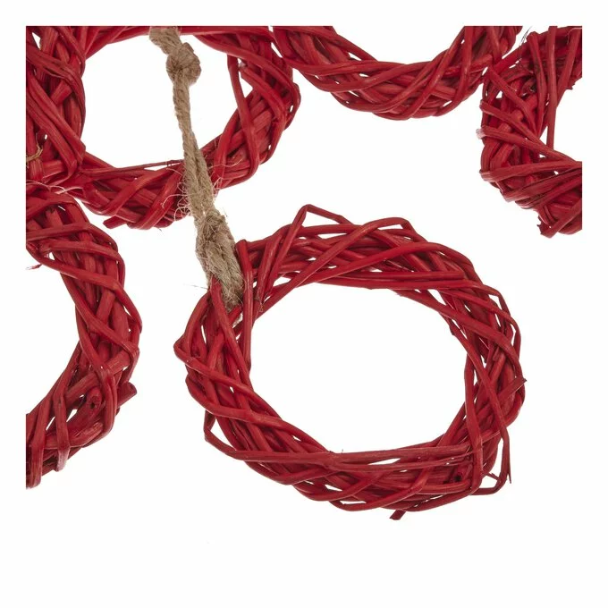 Hobbycraft Hanging Red Lata Rings 10 Pack 4 Hobbycraft Hanging Red Lata Rings 10 Pack - Image 2