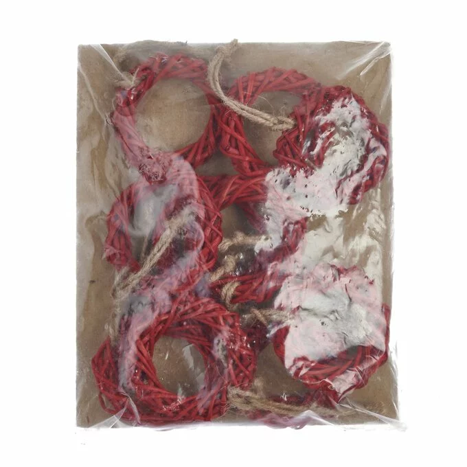 Hobbycraft Hanging Red Lata Rings 10 Pack 5 Hobbycraft Hanging Red Lata Rings 10 Pack - Image 3