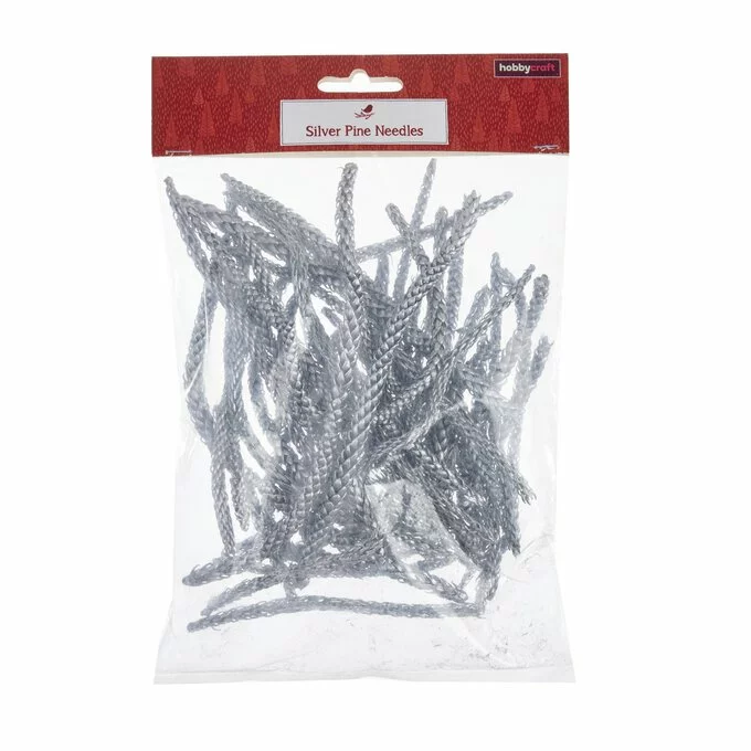Hobbycraft Silver Pine Needles 40g 5 Hobbycraft Silver Pine Needles 40g - Image 3