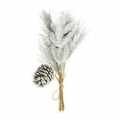 Hobbycraft Snowy Fir Cone Pick 40.5cm