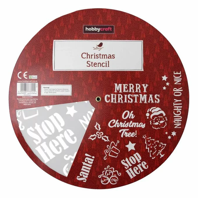 Hobbycraft Christmas Santa Stencil Wheel 20cm 4 Hobbycraft Christmas Santa Stencil Wheel 20cm - Image 2