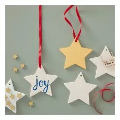 Hobbycraft Shine Together Hanging Ceramic Star Decoration 12cm 7 Hobbycraft Shine Together Hanging Ceramic Star Decoration 12cm -Cheap Christmas Crafts for Kids Store 659218 1000 2 christmas hanging ceramic decoration star 800