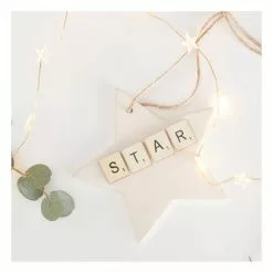 Hobbycraft Shine Together Hanging Ceramic Star Decoration 12cm 9 Hobbycraft Shine Together Hanging Ceramic Star Decoration 12cm -Cheap Christmas Crafts for Kids Store 659218 1000 4 christmas hanging ceramic decoration star 800
