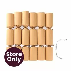 Cheap Christmas Crafts for Kids Store 9 Hobbycraft Kraft Fillable Crackers 6 Pack