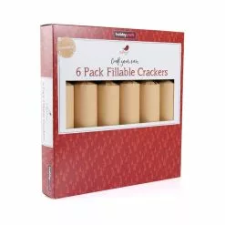 Hobbycraft Kraft Fillable Crackers 6 Pack -Cheap Christmas Crafts for Kids Store 659242 1000 2 Kraft Fill Your Own Christmas Crackers 6pack