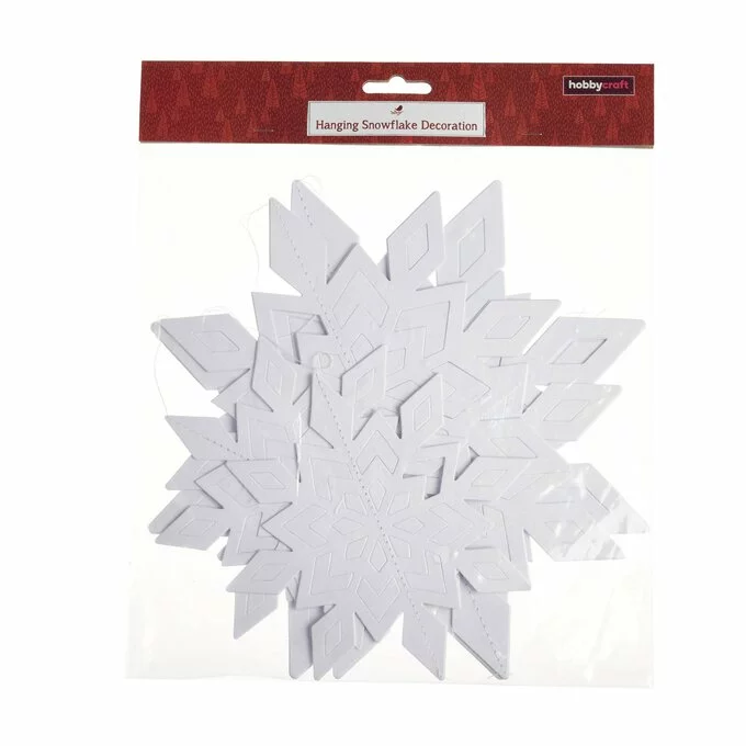 Hobbycraft Snowflake Paper Decorations 3 Pack 5 Hobbycraft Snowflake Paper Decorations 3 Pack - Image 3