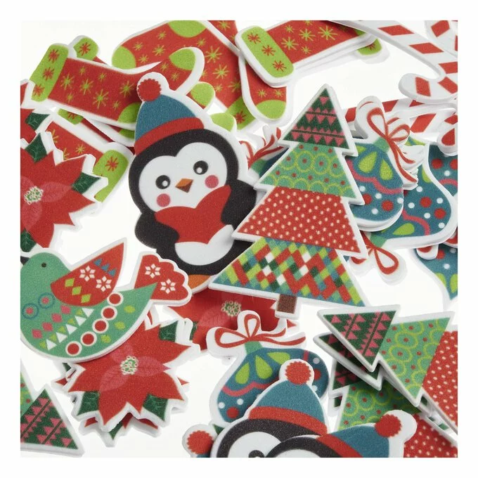 Hobbycraft Christmas Motif Foam Stickers 4 Hobbycraft Christmas Motif Foam Stickers - Image 2