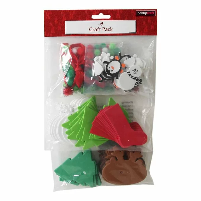 Hobbycraft Christmas Foam Shape Craft Pack 4 Hobbycraft Christmas Foam Shape Craft Pack - Image 2