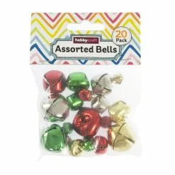 Hobbycraft Assorted Jingle Bells 20 Pack 7 Hobbycraft Assorted Jingle Bells 20 Pack -Cheap Christmas Crafts for Kids Store 660548 1000 3 Assorted Bells Red Green Gold Silver 20pack