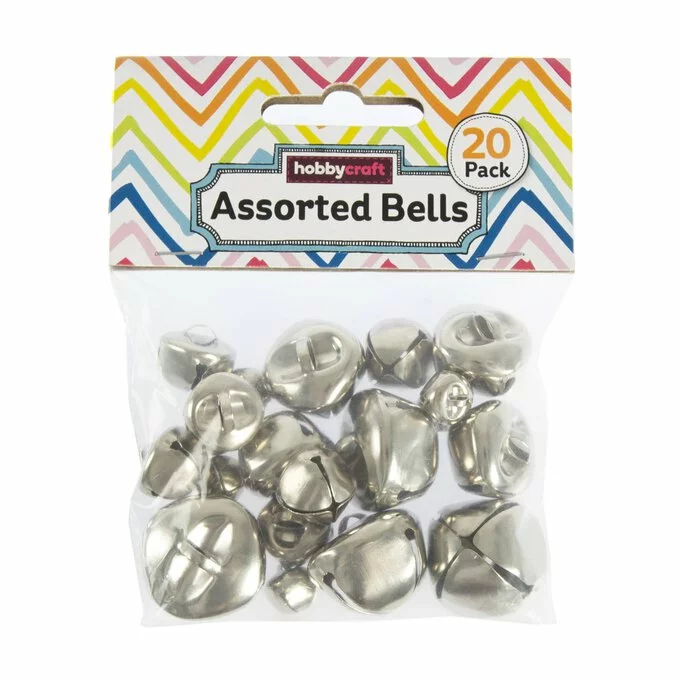 Hobbycraft Silver Jingle Bells 20 Pack 5 Hobbycraft Silver Jingle Bells 20 Pack - Image 3