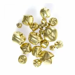 Hobbycraft Gold Jingle Bells 20 Pack