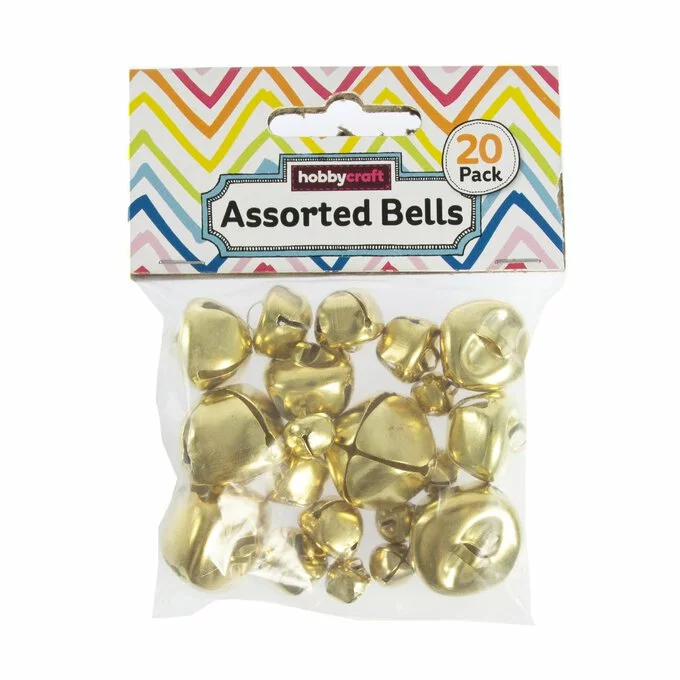 Hobbycraft Gold Jingle Bells 20 Pack 5 Hobbycraft Gold Jingle Bells 20 Pack - Image 3