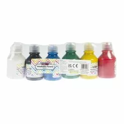 Hobbycraft Washable Paints 150ml 6 Pack -Cheap Christmas Crafts for Kids Store 660984 1000 3 Washable Paint 6pack primary colours