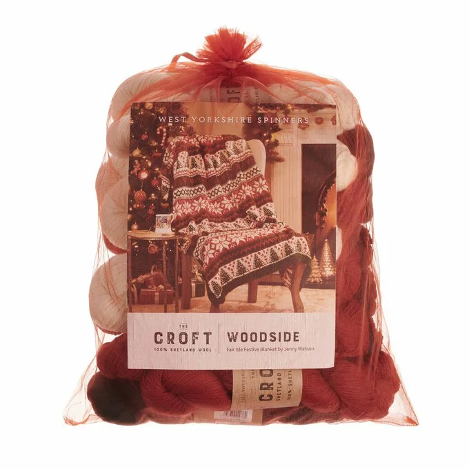 West Yorkshire Spinners Woodside Fair Isle Festive Blanket Kit 7 West Yorkshire Spinners Woodside Fair Isle Festive Blanket Kit - Image 5