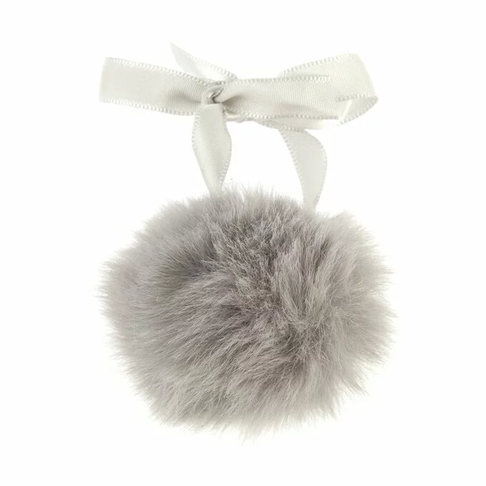 Trimits Mink Faux Fur Pom Pom 6cm 5 Trimits Mink Faux Fur Pom Pom 6cm - Image 3