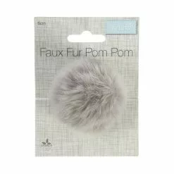 Trimits Mink Faux Fur Pom Pom 6cm 9 Trimits Mink Faux Fur Pom Pom 6cm -Cheap Christmas Crafts for Kids Store 662744 1004 4 Faux Fur Pom Pom Mink