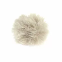 Trimits Natural Faux Fur Pom Pom 6cm